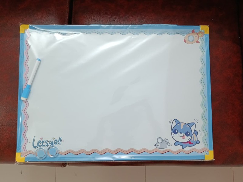 Let's Go Both-Sided Whiteboard- Blackboard