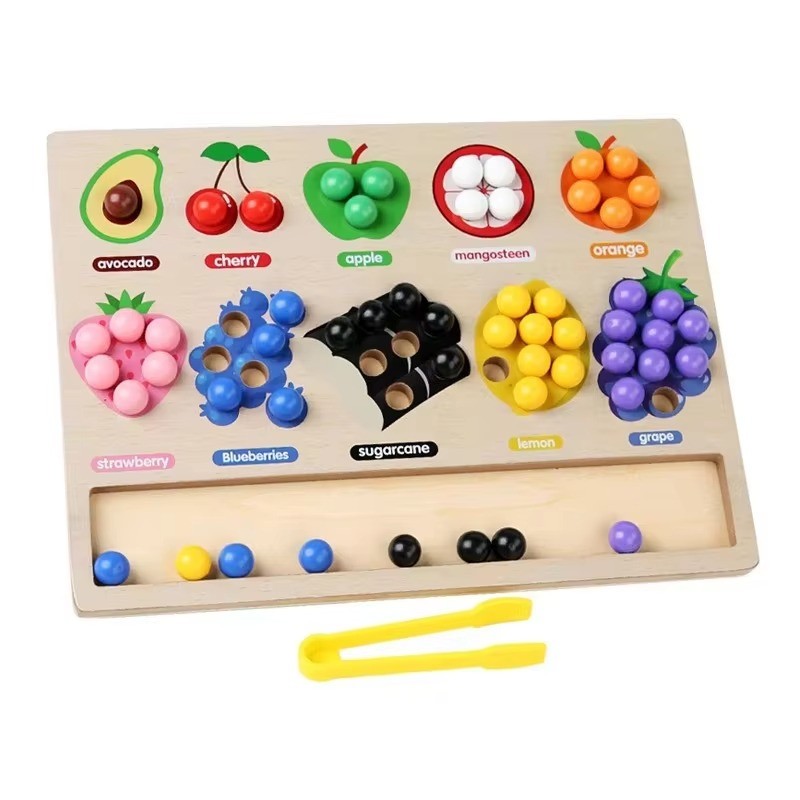 Fruit Color Sorting Beads