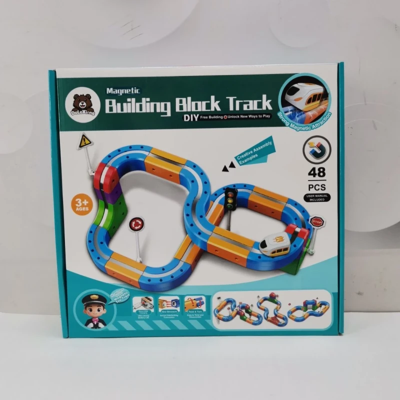 Magnetic Building Block Track 48pcs